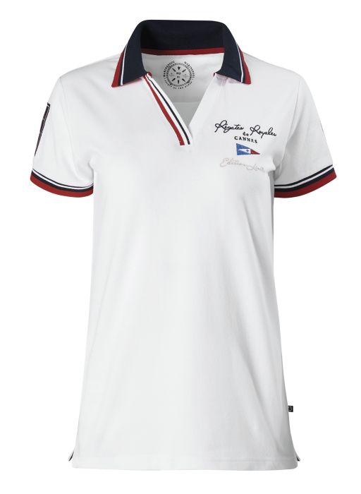 RR Fine Polo à col V Femme