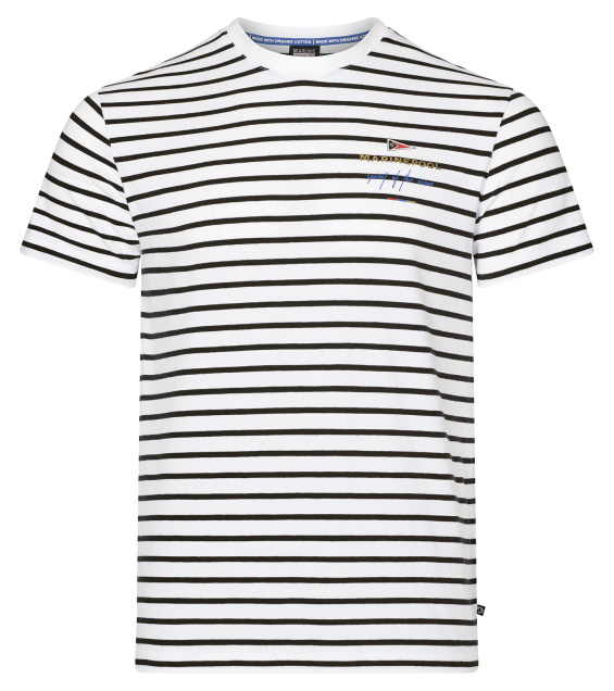 T Shirt rayé Damien pour homme