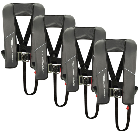 180N Racer ISO Lifejacket LB UML Set de 4