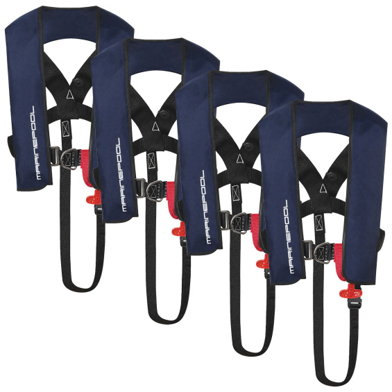 180N Racer ISO Lifejacket LB HR Alpha Lot de 4