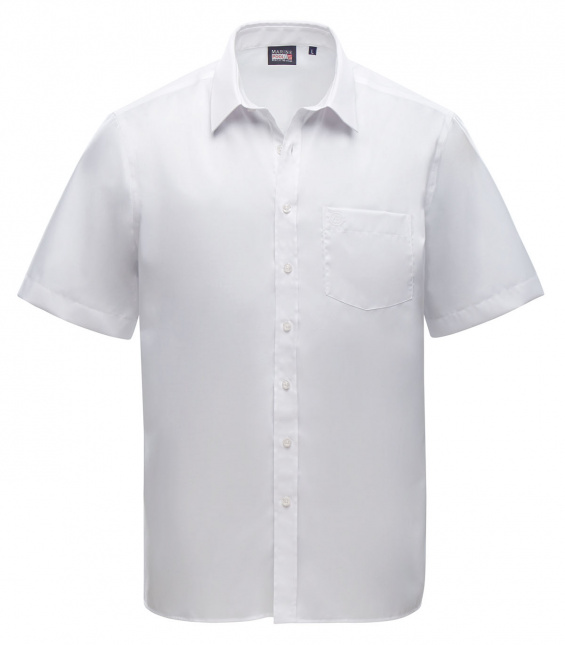 Chemise Burt sans repassage manches courtes homme